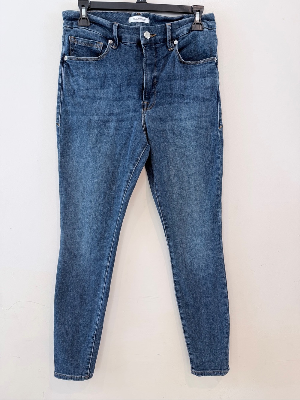 Good American Dark Indigo High-Rise Skinny Jeans